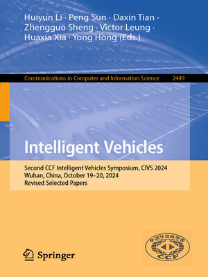 cover image of Intelligent Vehicles